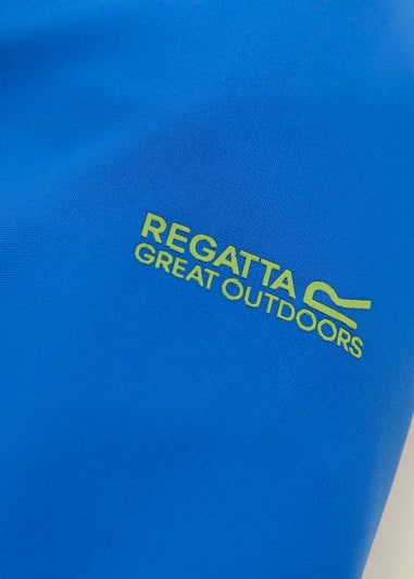 Regatta Sonic Blue Camo Hoku II UPF 30 Rash Vest (3-13 Years)