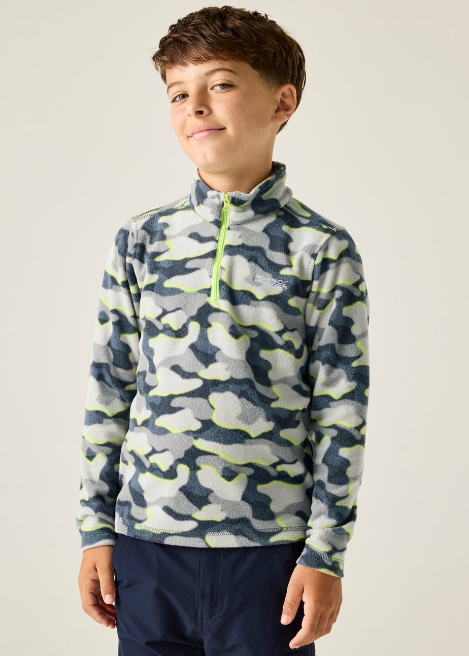 Regatta Dark Storm Camo Hot Shot II Anti-Pill, Symmetry Fleece (3-13 Years)