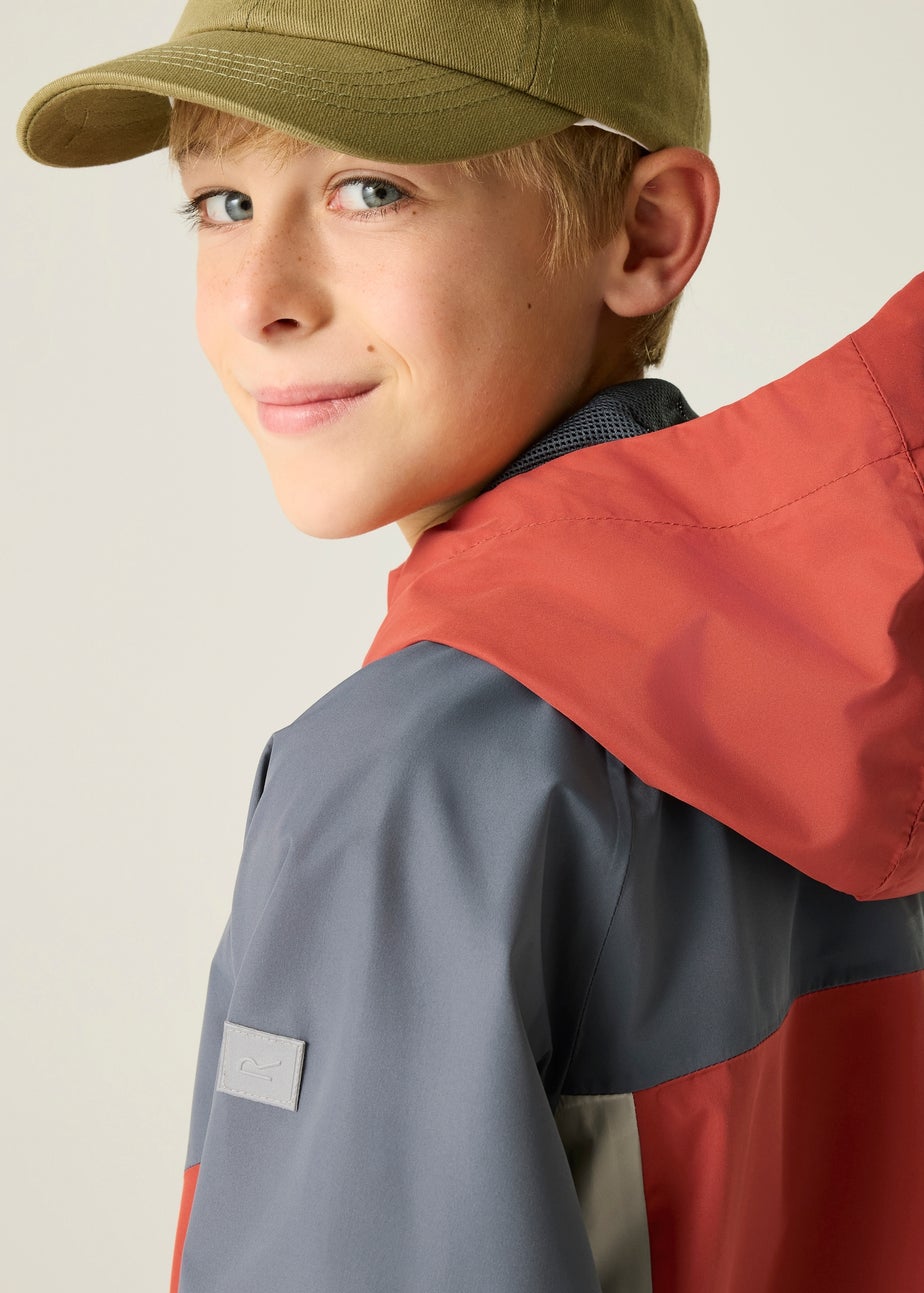 Regatta Brick Abbey Storm Hanleigh Waterproof Jacket With Isotex Technology (3-13 Years)