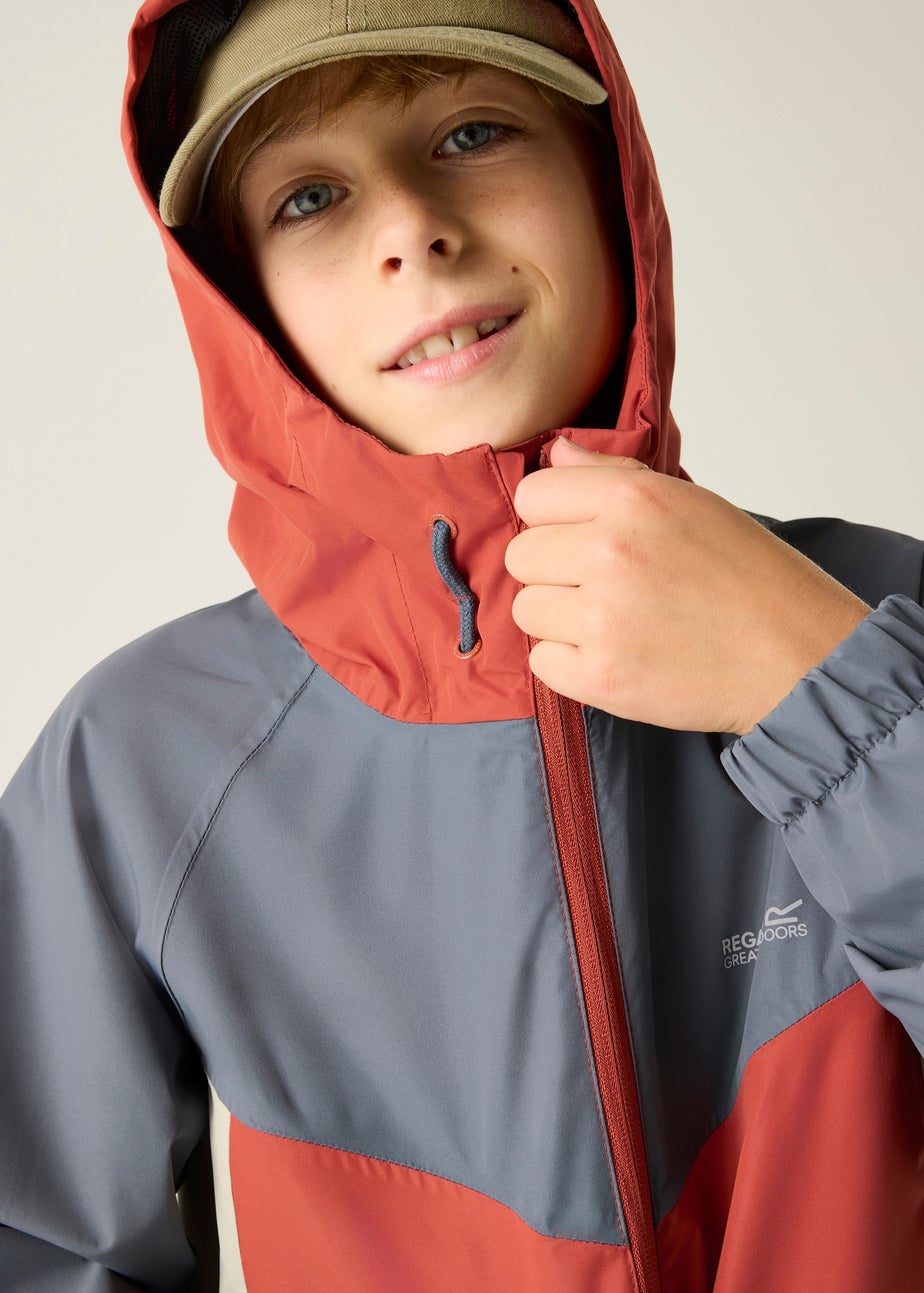 Regatta Brick Abbey Storm Hanleigh Waterproof Jacket With Isotex Technology (3-13 Years)