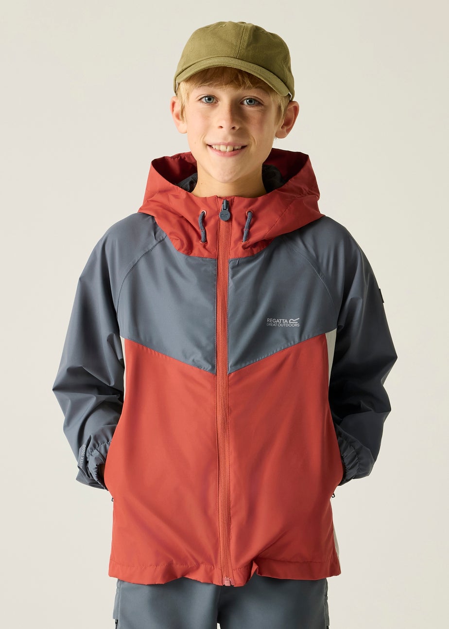 Regatta Brick Abbey Storm Hanleigh Waterproof Jacket With Isotex Technology (3-13 Years)