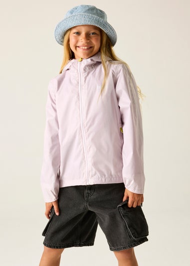 Regatta Haze Pink Lever Waterproof Jacket With Isolite Technology (3-13 Years)