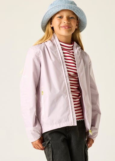 Regatta Haze Pink Lever Waterproof Jacket With Isolite Technology (3-13 Years)