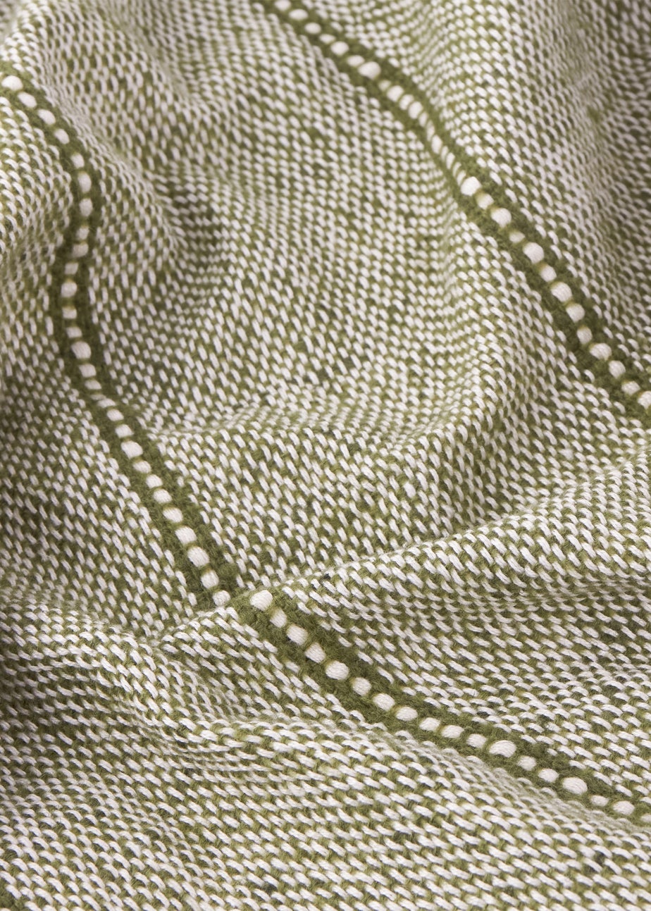 Yard Hedon Moss Woven Indoor/Outdoor Throw (130 x 180cm)