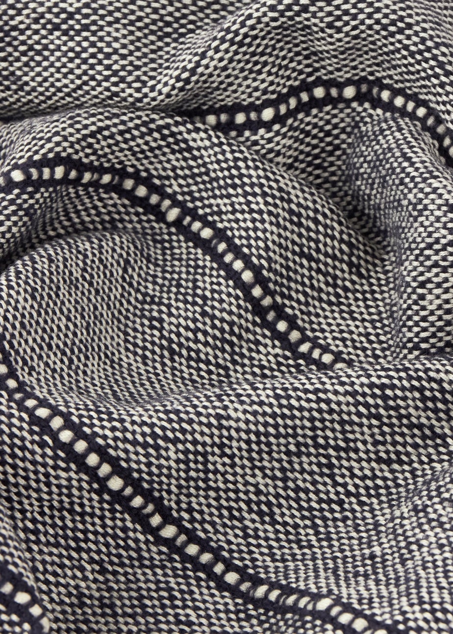 Yard Hedon Navy Woven Indoor/Outdoor Throw (130 x 180cm)