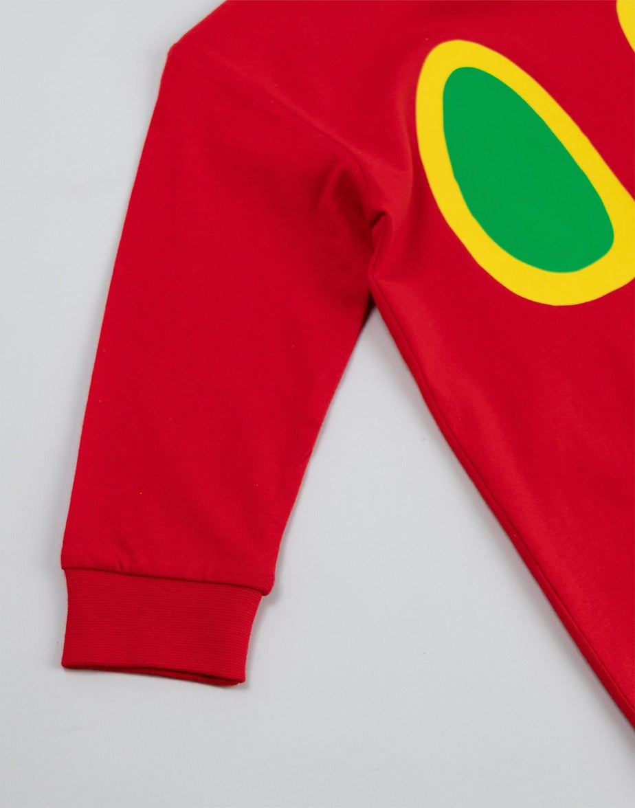 Vanilla Underground The Very Hungry Caterpillar Unisex Kids Red Long Pyjama Set (12 mnths - 6 years)