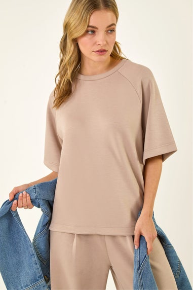 Dusk Beige Soft Stretch T-Shirt