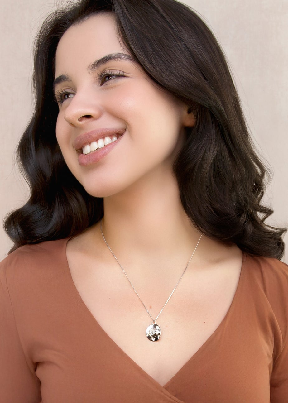 Golden Moments Sterling Silver Rhodium Plated Cowboy Hat Pendant on Chain