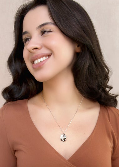 Golden Moments Sterling Silver Rhodium Plated Cowboy Hat Pendant on Chain