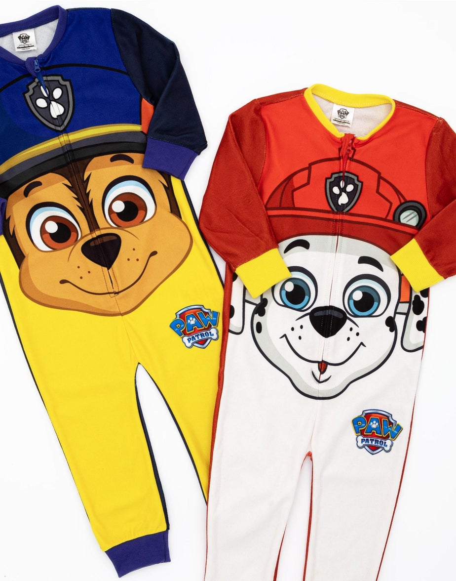 Vanilla Underground Paw Patrol Boys Red/Blue Character Onesie 2 Pack (2-7 Years)