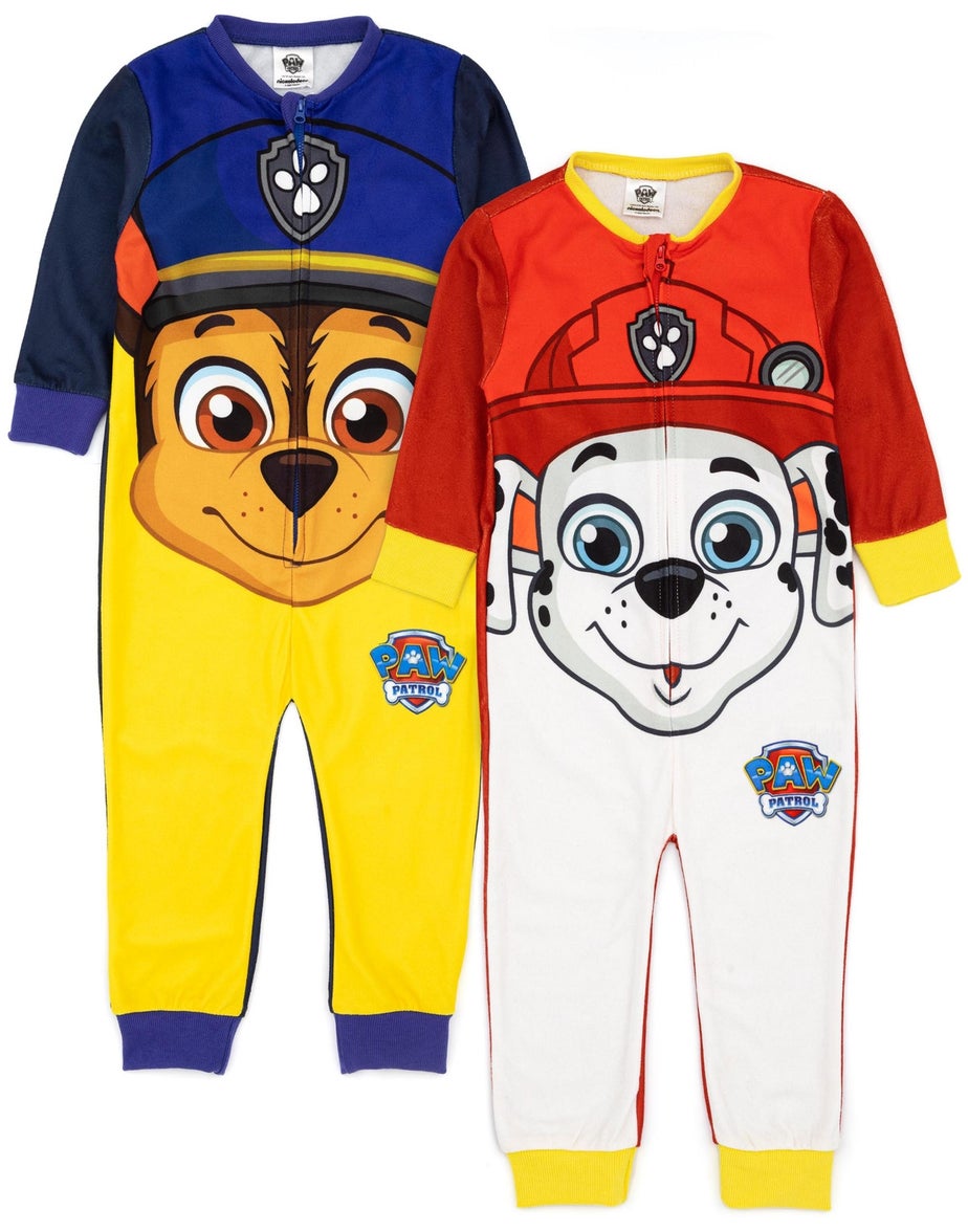 Vanilla Underground Paw Patrol Boys Red/Blue Character Onesie 2 Pack (2-7 Years)