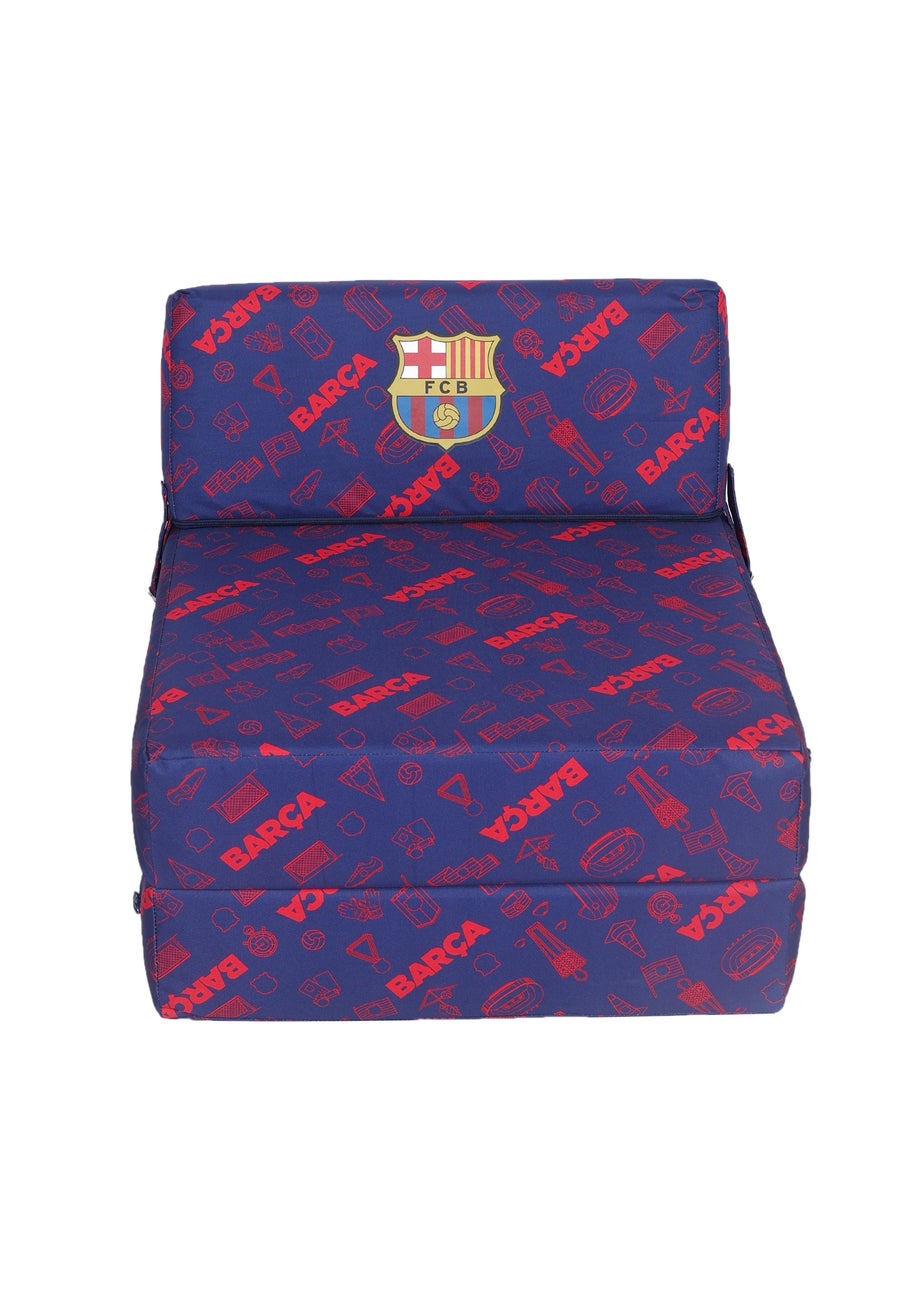 Kaikoo Blue Barca Fold Out Chair Bed Single
