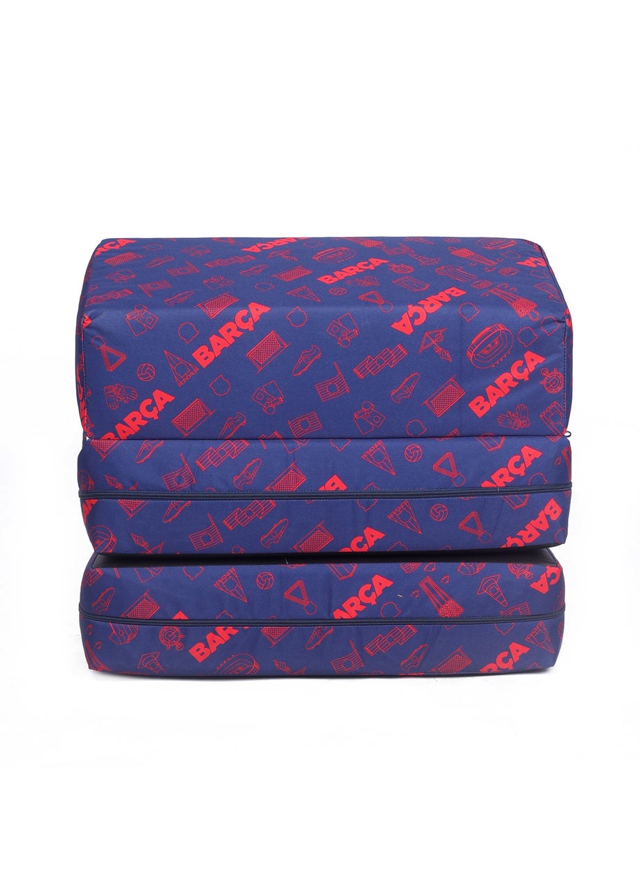 Kaikoo Blue Barca Fold Out Chair Bed Single