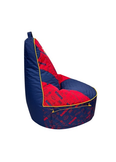 Kaikoo Blue Barca Larger Gamer Chair Printed