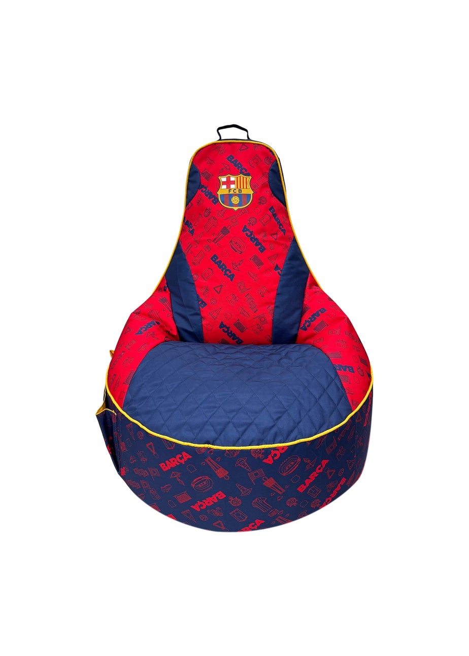 Kaikoo Blue Barca Larger Gamer Chair Printed