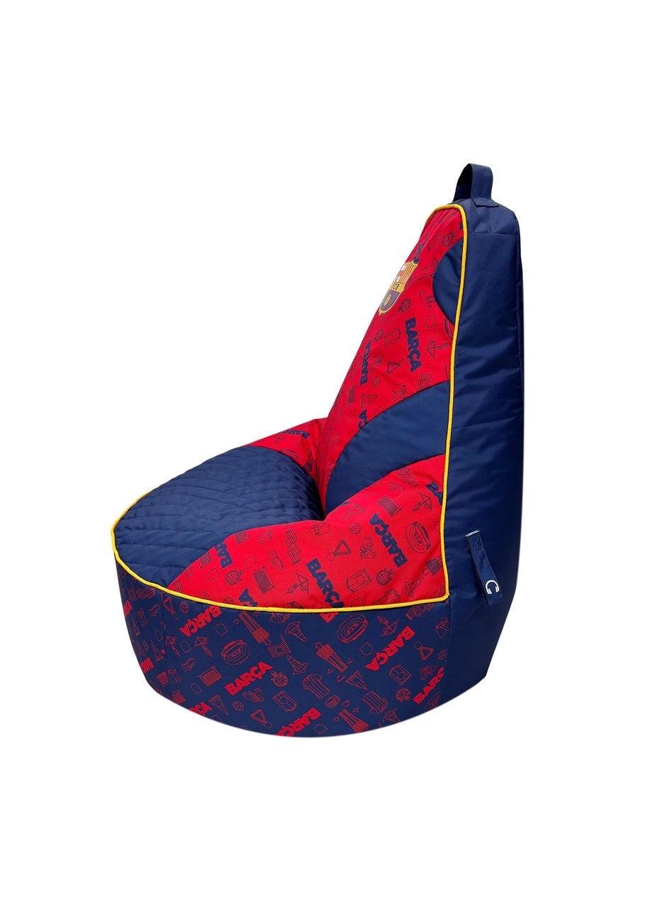 Kaikoo Blue Barca Larger Gamer Chair Printed