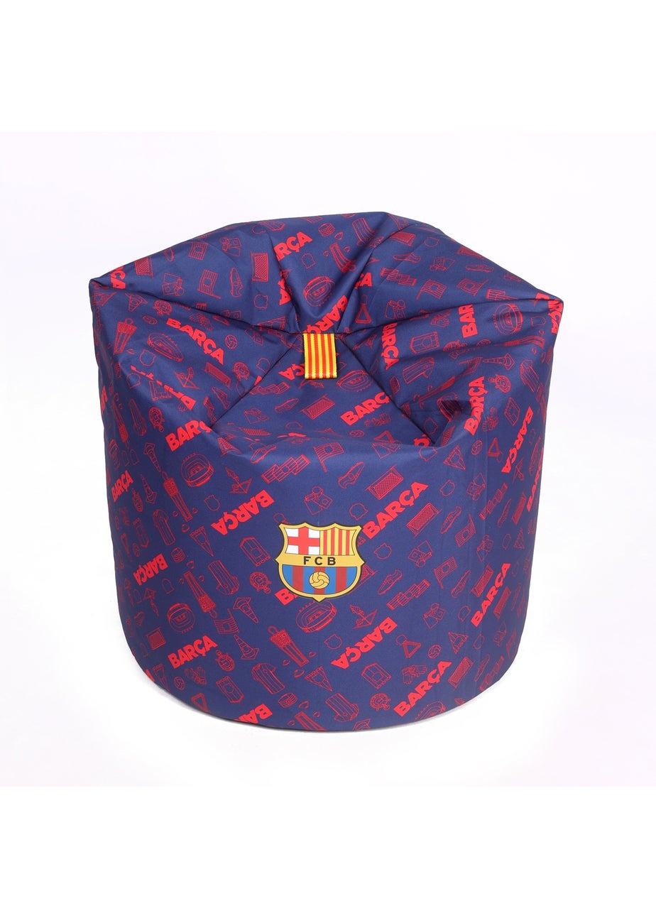 Kaikoo Blue Barca Print Beanbag