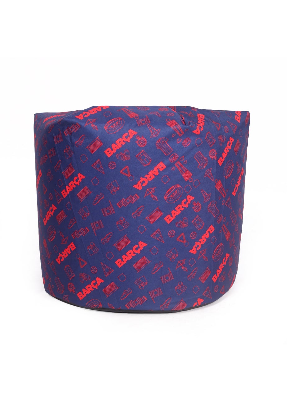 Kaikoo Blue Barca Print Beanbag