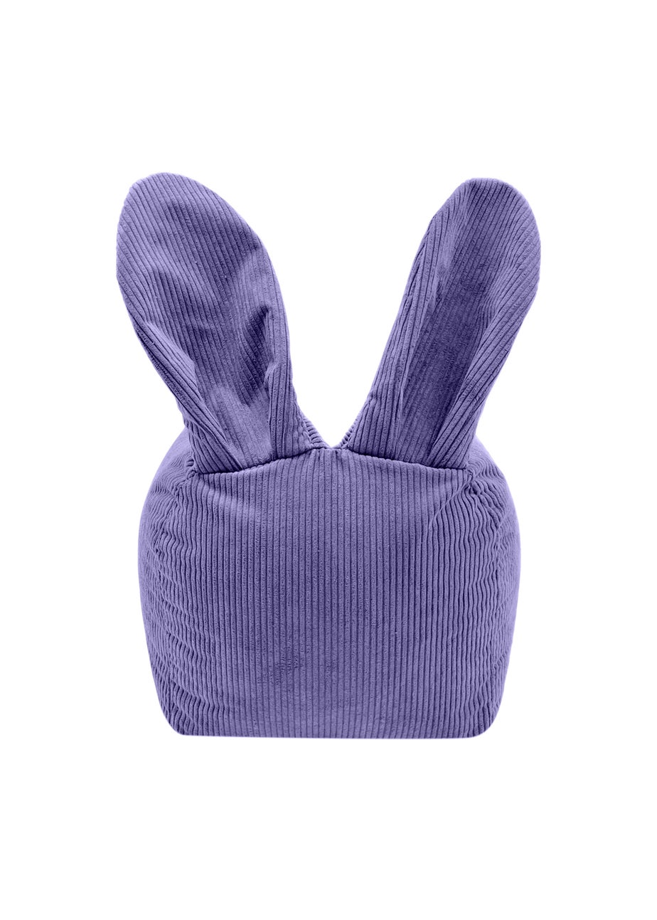 Kaikoo Lilac Bunny Seat with Ears in Corduroy