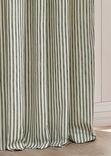 Yard Hebden 100% Cotton Blackout Forest Eyelet Curtain Pair