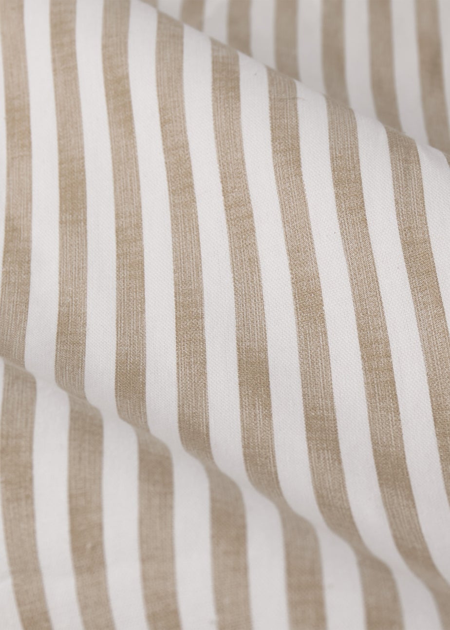 Yard Hebden 100% Cotton Blackout Natural Eyelet Curtain Pair