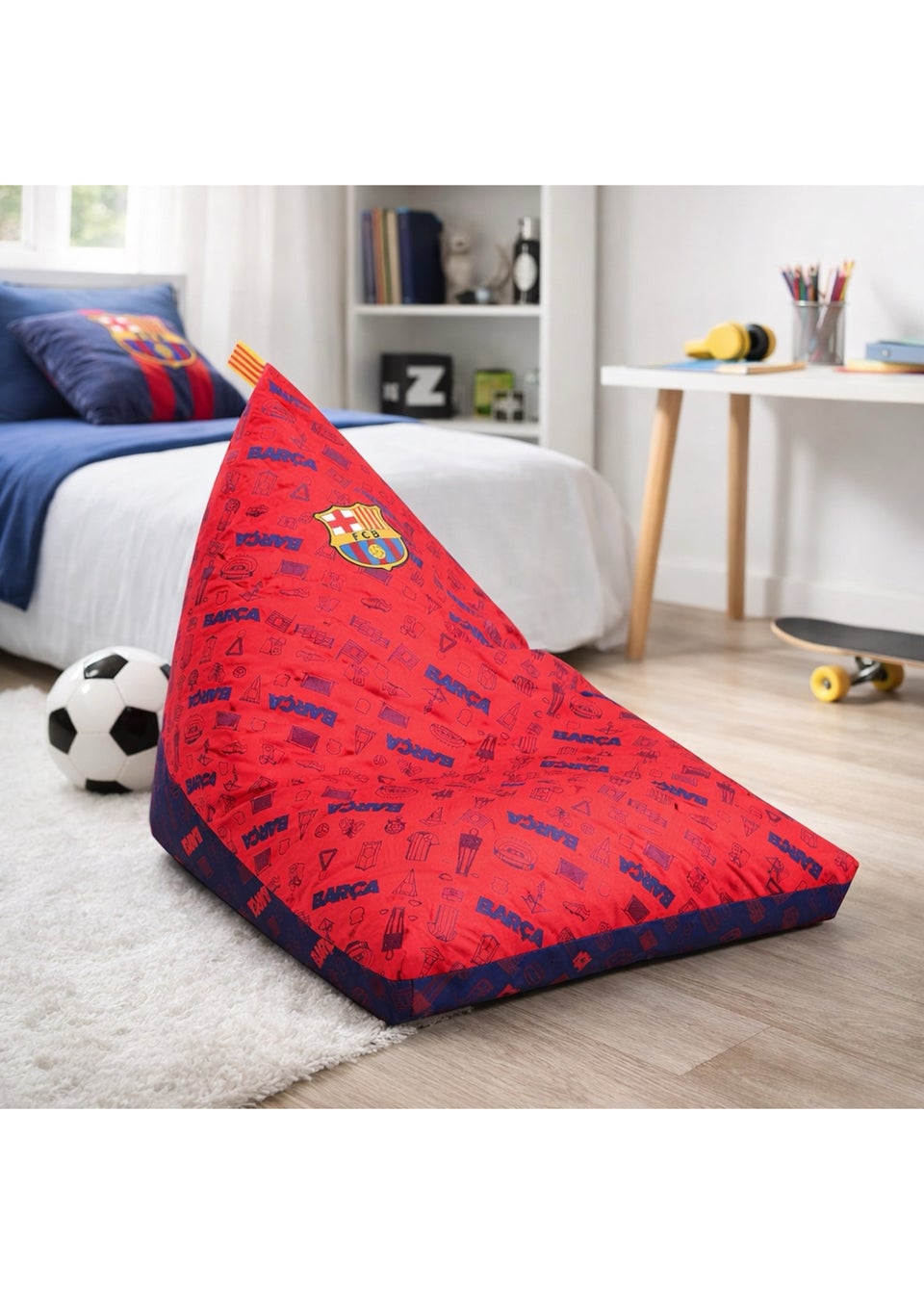 Kaikoo Blue/Red Barca Printed Duo Triangle