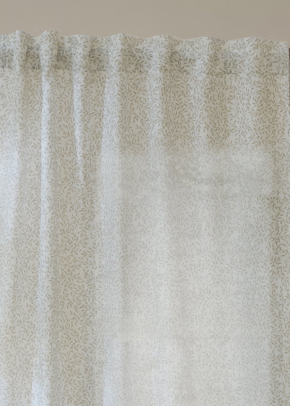 Yard Perrie Leaf Sheer Natural Woven Panel