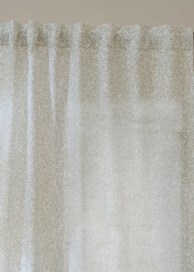 Yard Perrie Leaf Sheer Natural Woven Panel