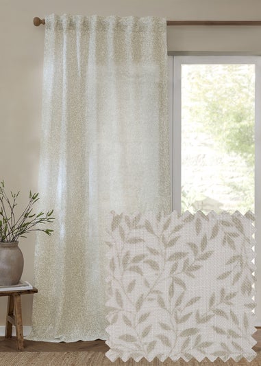 Yard Perrie Leaf Sheer Natural Woven Panel