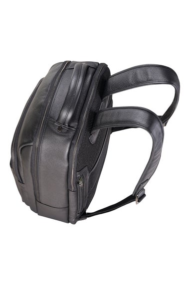 Infinity Leather Black Capri Vintage Travel Backpack