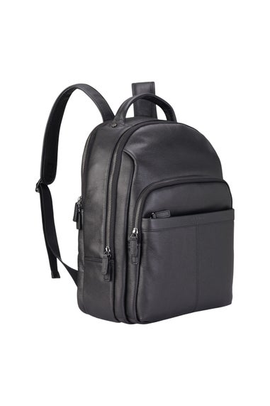 Infinity Leather Black Capri Vintage Travel Backpack