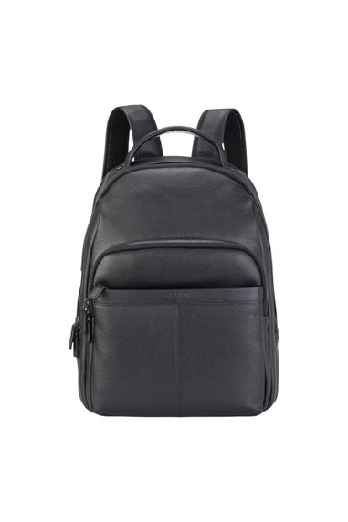 Infinity Leather Black Capri Vintage Travel Backpack