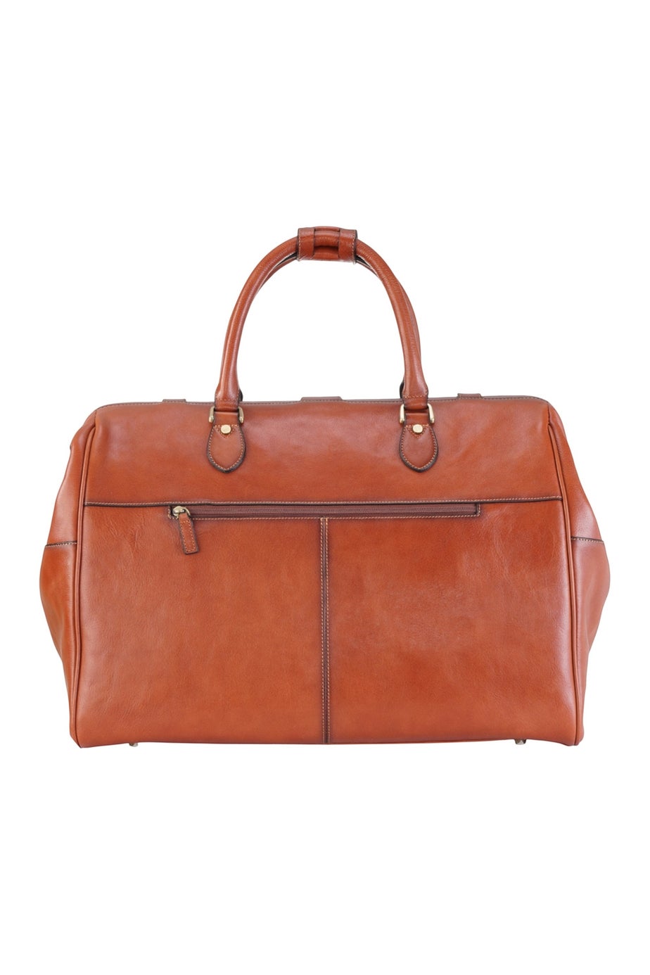 Infinity Leather Tan Windsor Holdall Vintage Gym Bag