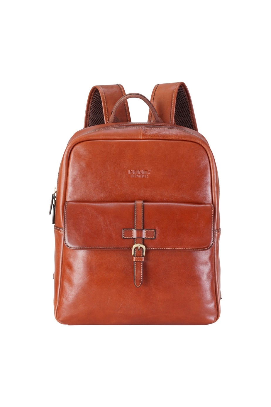Infinity Leather Tan Cove Vintage Laptop Backpack