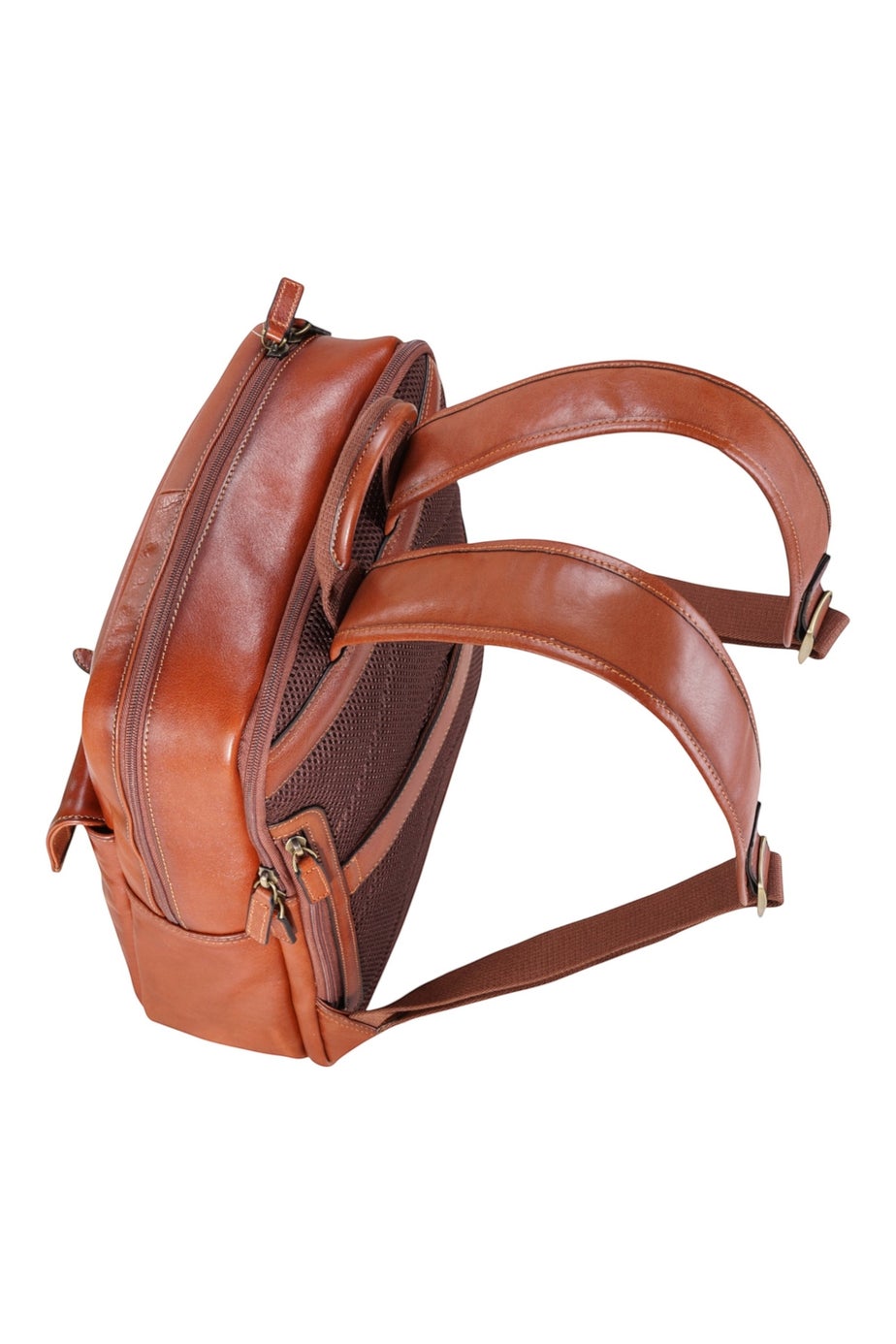 Infinity Leather Tan Cove Vintage Laptop Backpack