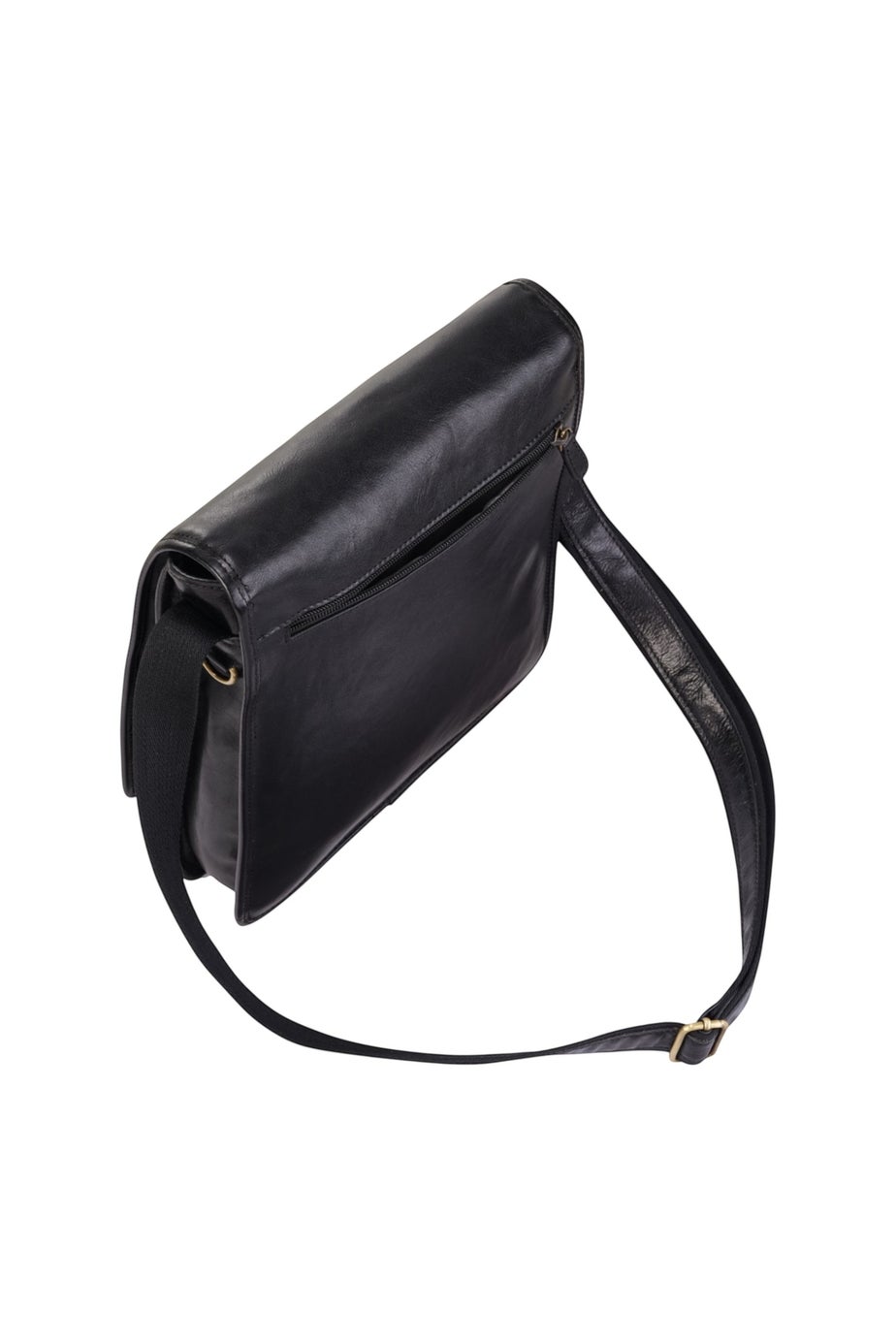Infinity Leather Black Ranger Vintage Messenger Shoulder Bag