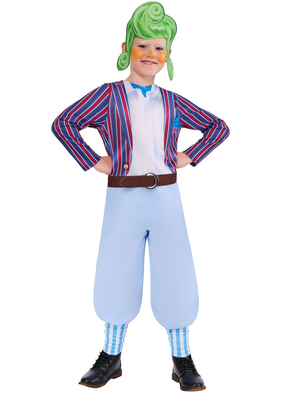 Willy Wonka Oompa Loompa Costume(3-10 Years)