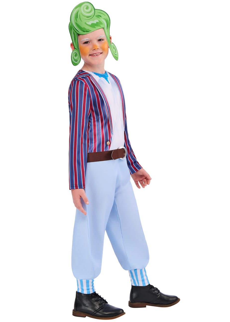 Willy Wonka Oompa Loompa Costume(3-10 Years)