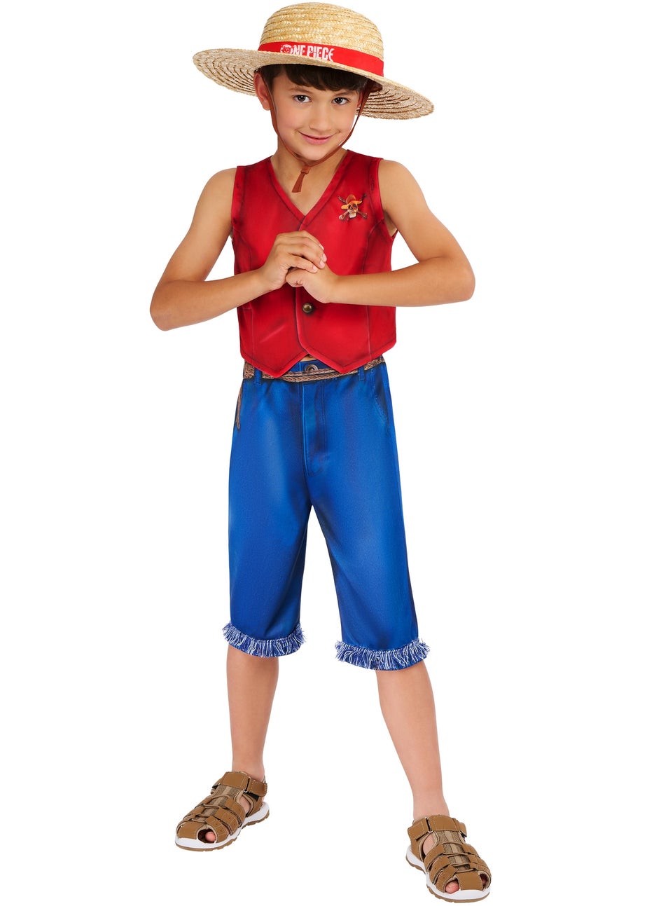 One Piece Monkey D Luffy Costume (5-13 Years)