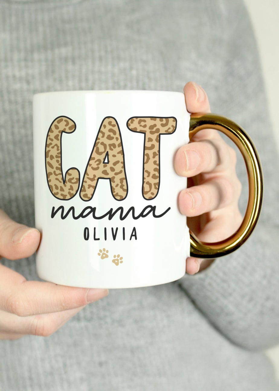 Personalised Memento Company Cat Mama Mug White