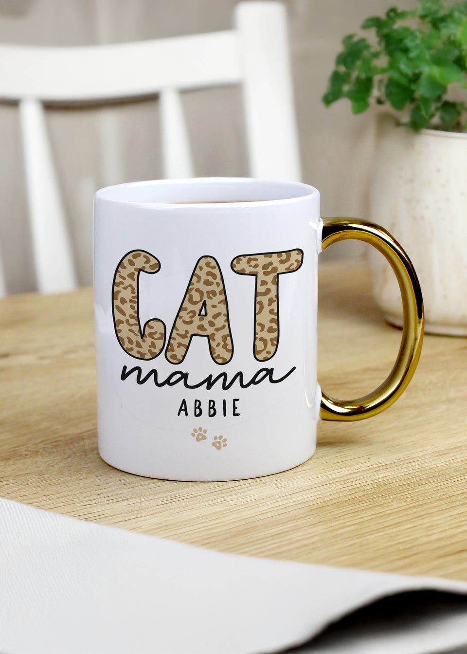Personalised Memento Company Cat Mama Mug White