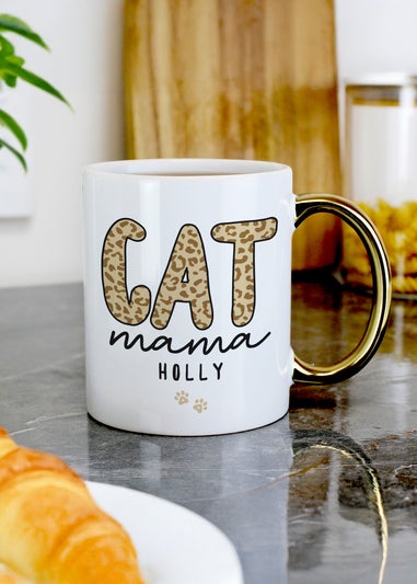 Personalised Memento Company Cat Mama Mug White