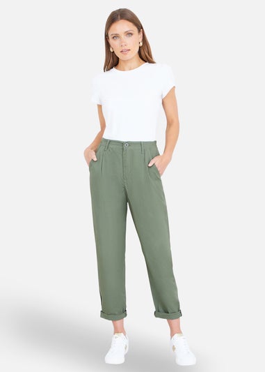 Yumi Cotton Canvas Chino Trousers