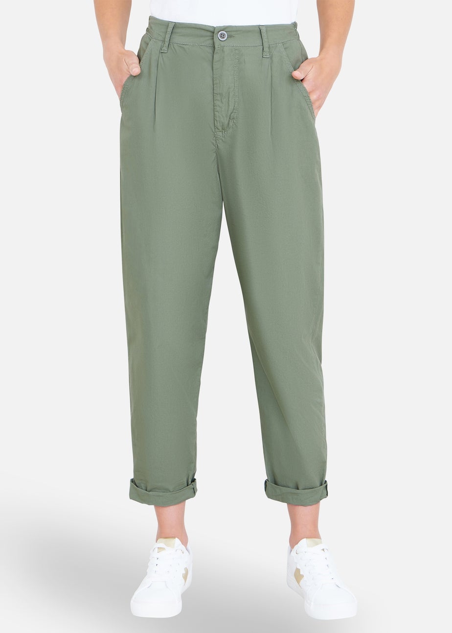 Yumi Cotton Canvas Chino Trousers