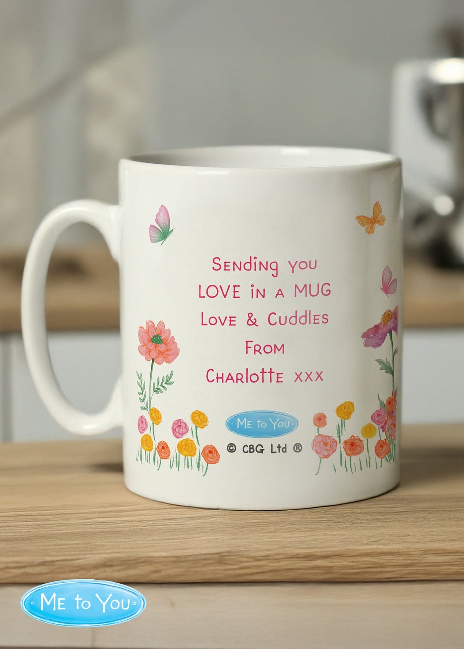 Personalised Memento Company Me to You Flowery Mug Floral