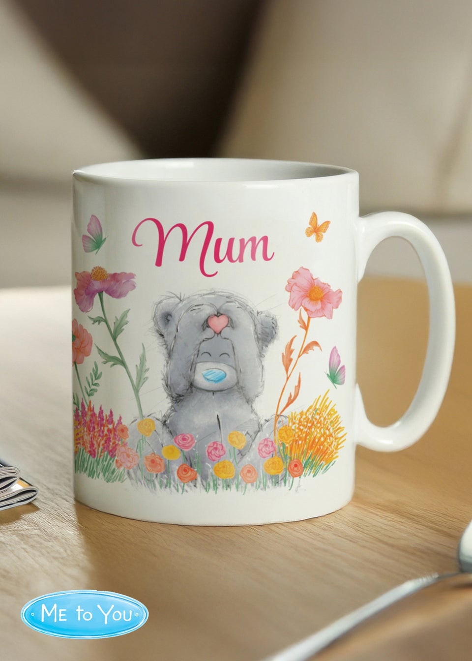 Personalised Memento Company Me to You Flowery Mug Floral
