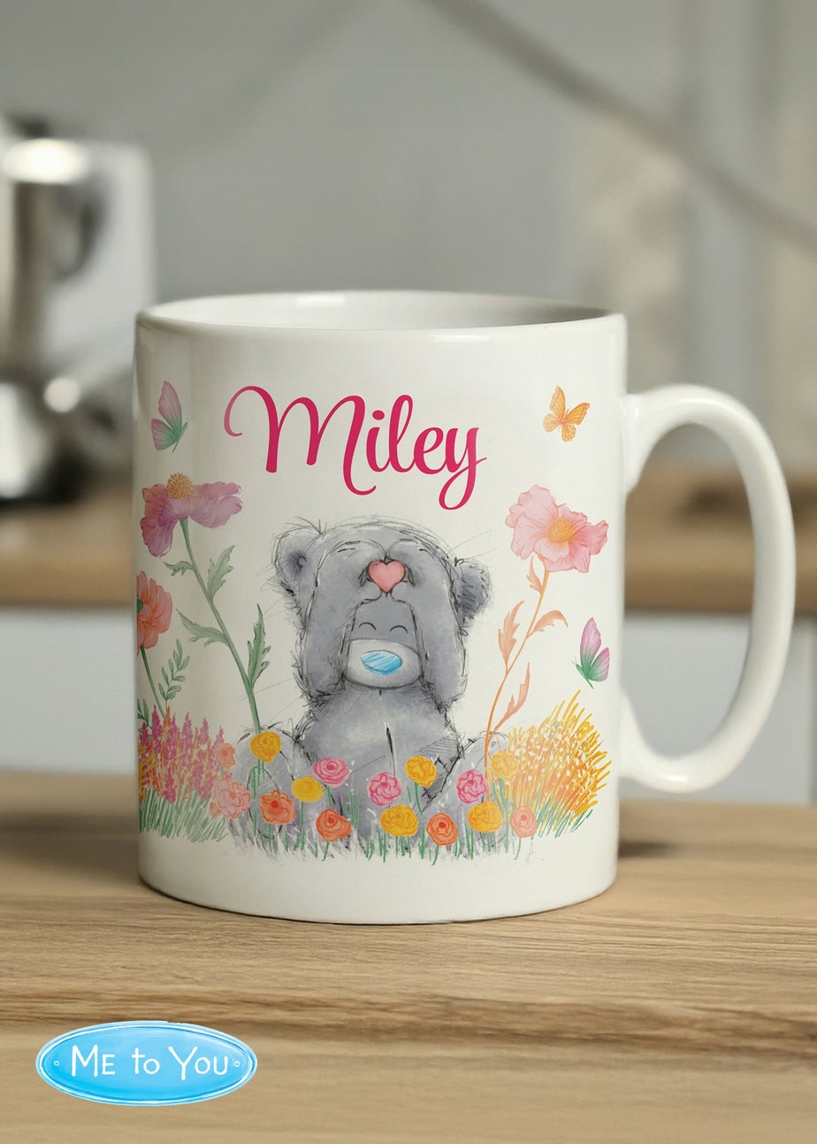 Personalised Memento Company Me to You Flowery Mug Floral