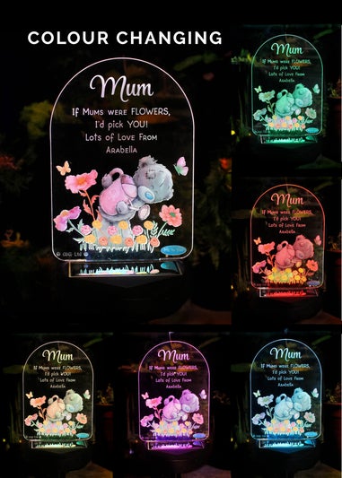 Personalised Memento Company Me to You Garden LED Solar Light Floral