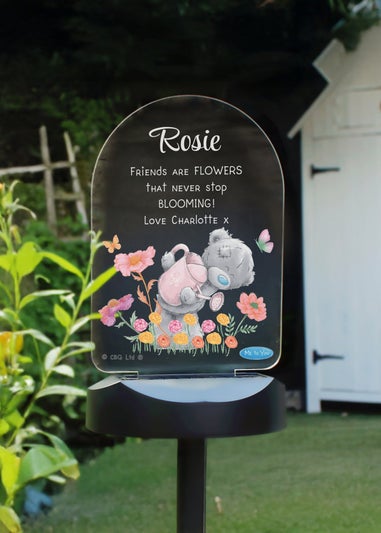 Personalised Memento Company Me to You Garden LED Solar Light Floral
