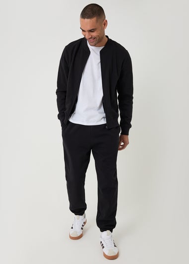 Threadbare Black Tapered Joggers